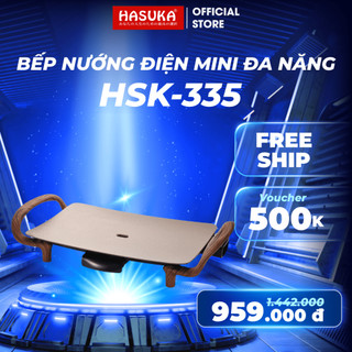  Bếp nướng điện HASUKA HSK-335 chống dính cao cấp bếp nướng BBQ đa năng ngoài trời - BH 1 năm 