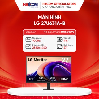  Màn Hình LG 27U631A-B  27 inch QHD IPS 100Hz 5ms USB-C 15W  