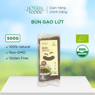  Bún gạo lứt Hoa Sua Foods túi 500g - ăn kiêng giảm cân ăn thực dưỡng eatclean healthy 