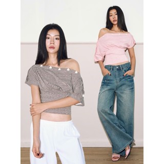  Áo ERRORIST heart button hồng  xám mặc được nhiều kiểu 