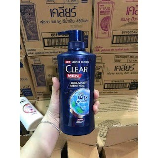 Dầu gội Clear Men Thái Lan giúp da đầu của bạn luôn sạch gàu, thơm mát sảng khoái - 390ml