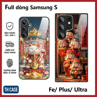  Ốp lưng Samsung S25 S24 S23 S22 S21 S20 Fe Plus Ultra mẫu Mèo Thần Tài may mắn tài lộc chống ố vàng 