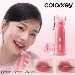 [MỚI] Son COLORKEY Watery Tint Phiên Bản Mới Bền Màu Lâu Trôi, Không Dính Cốc, Siêu Mịn Môi 2.5g