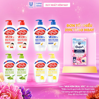  Combo 2 Nước rửa tay Lifebuoy Bảo vệ khỏi vi khuẩn 450gr  Chai  