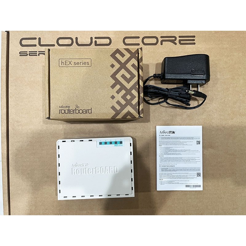 Router MikroTik hEX RB750Gr3 – 5 Cổng Gigabit, Dual WAN, Cân Bằng Tải, RouterOS L4 Chính Hãng
