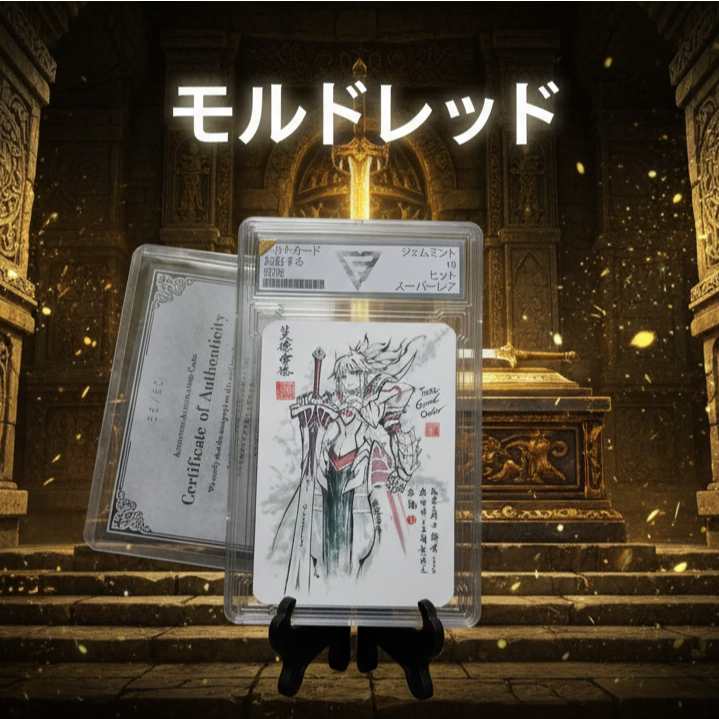 Hộp quà Thẻ slab Type Saber Fate stay night 10 Gem Mint d75 26 psa