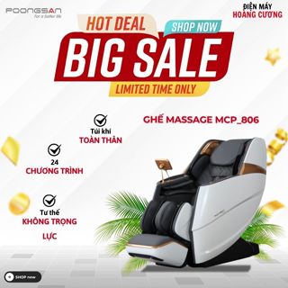 Ghế massage Poongsan MCP-806 – Ghế Massage Thông Minh Điều Khiển Tự  Động