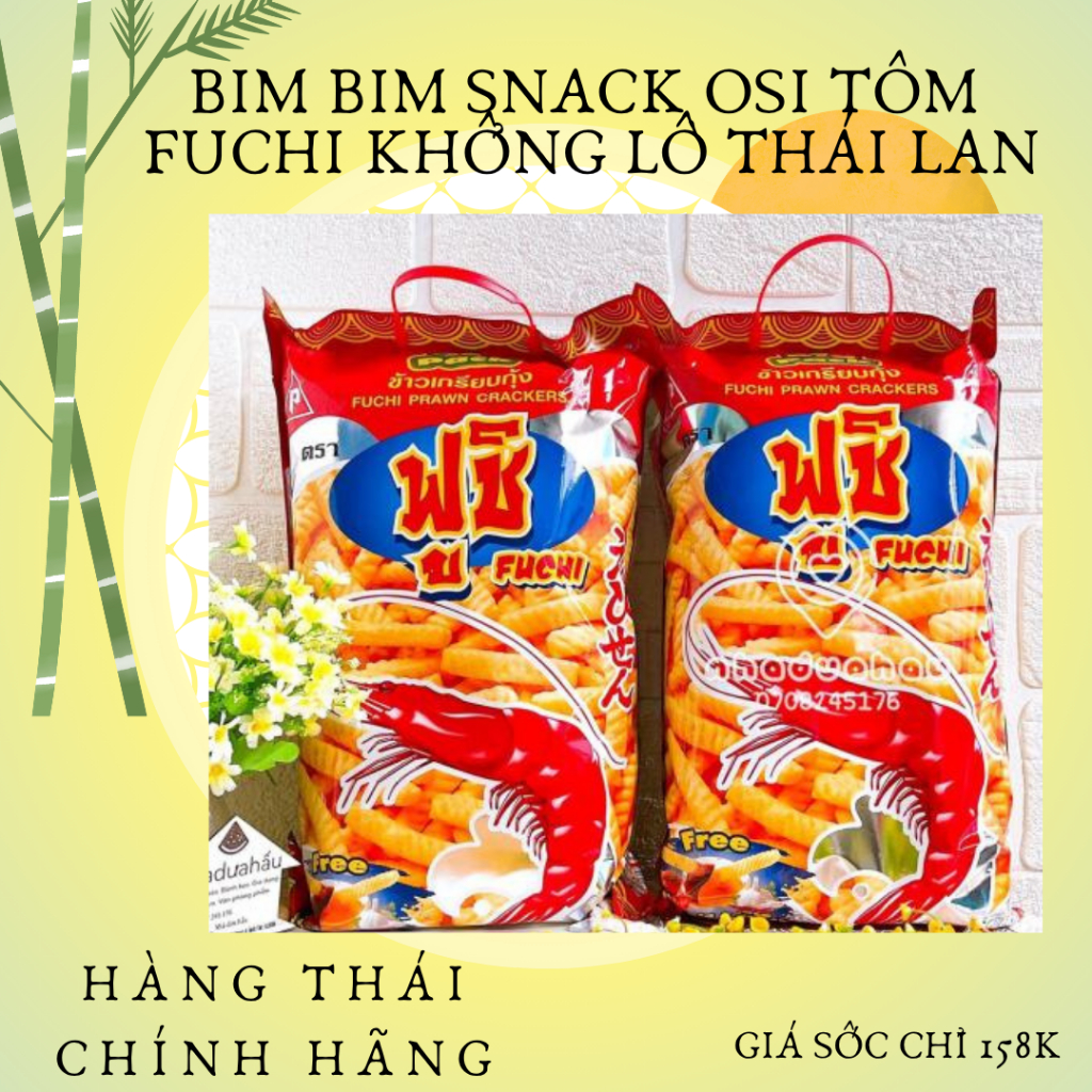 Bim bim Snack Osi tôm FUCHI khổng lồ Thái Lan