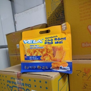 Chà bông phô mai VELA 6chiếc( 1bịch)tặng 1bánh vị ngẫu nhiên