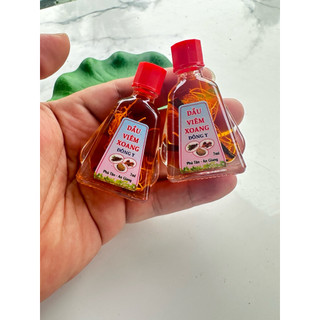 Combo 10 chai dầu viêm xoang vàng chai to 7ml ( có rễ  )