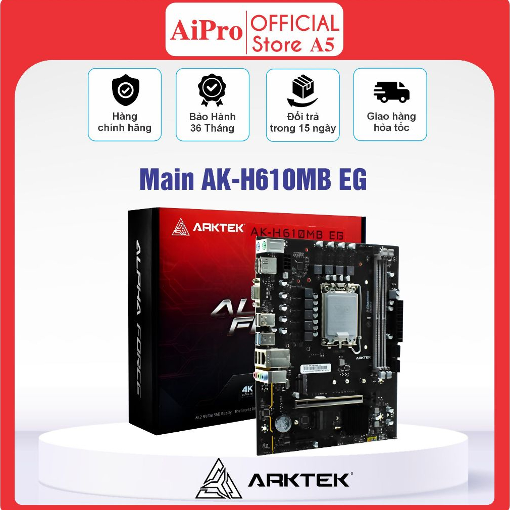 Mainboard AKTECK | AFOX - Mã H610 | H510 | H110 | H310 | H81| H61 -  Chính hãng mới 100% - Bảo hành 