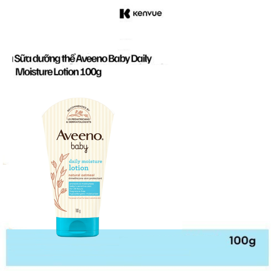 Sữa dưỡng thể Aveeno Baby Daily Moisture Lotion 100g
