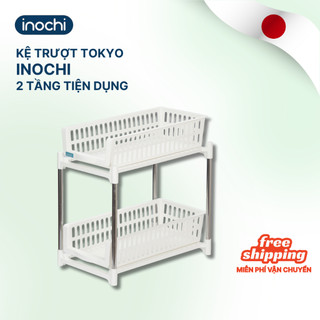 Kệ TRƯỢT kệ đựng gia vị nhà bếp Tokyo Inochi đa năng thông minh 2 tầng chính hãng tiện lợi 