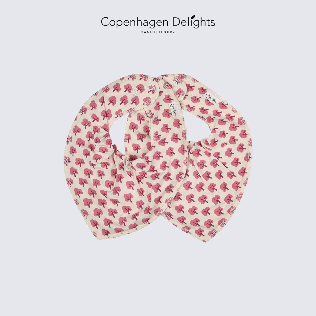 Set 2 yếm Bib Tree Copenhagen Delights chất liệu Bamboo cao cấp mềm mại, thấm hút tốt cho em bé trai