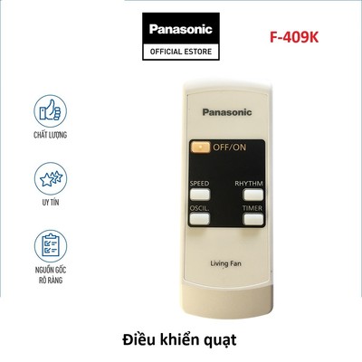 [SP Tách đơn] Điều khiển Quạt cây (treo) Panasonic Model F-409KBVH - Remote Quạt Panasonic mã 409KZ1610AM