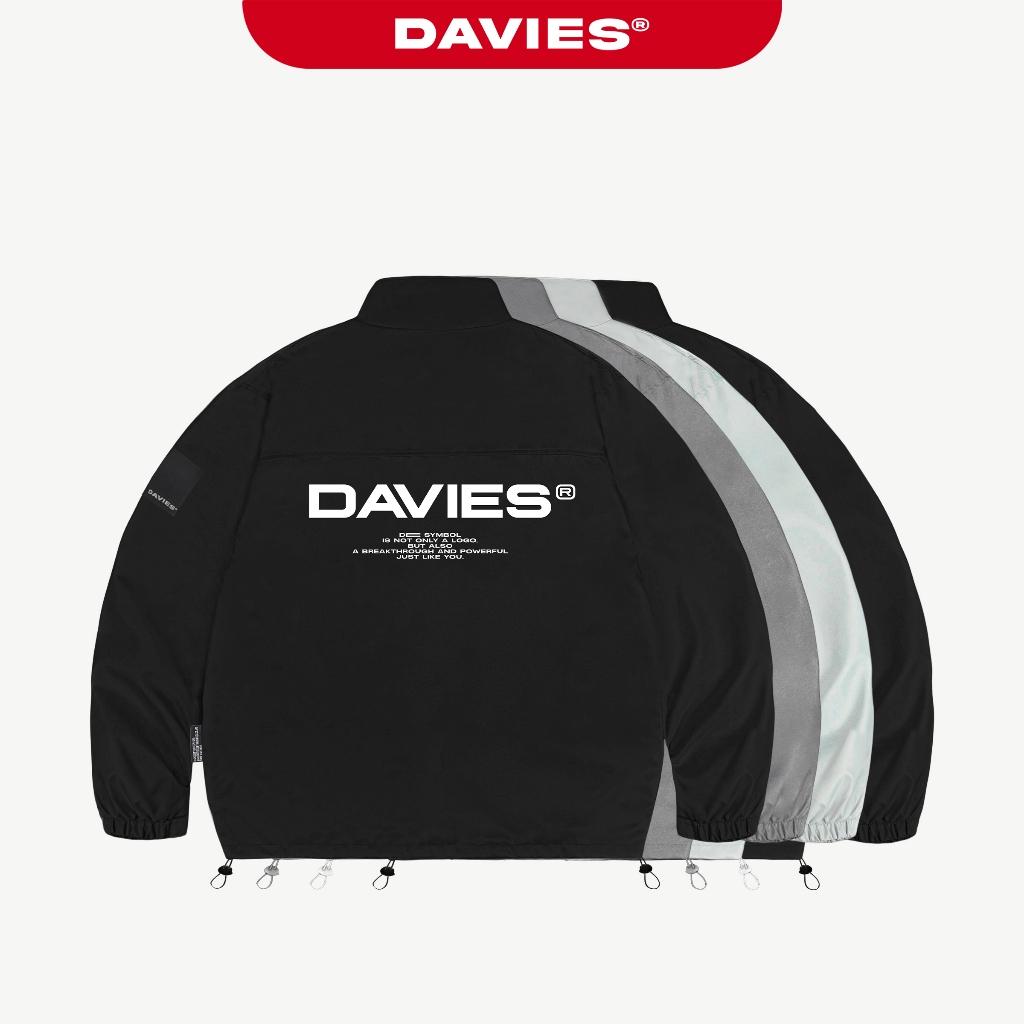 Áo khoác dù hai lớp DAVIES form rộng nam nữ nhiều màu Basic SS22 Jacket local brand
