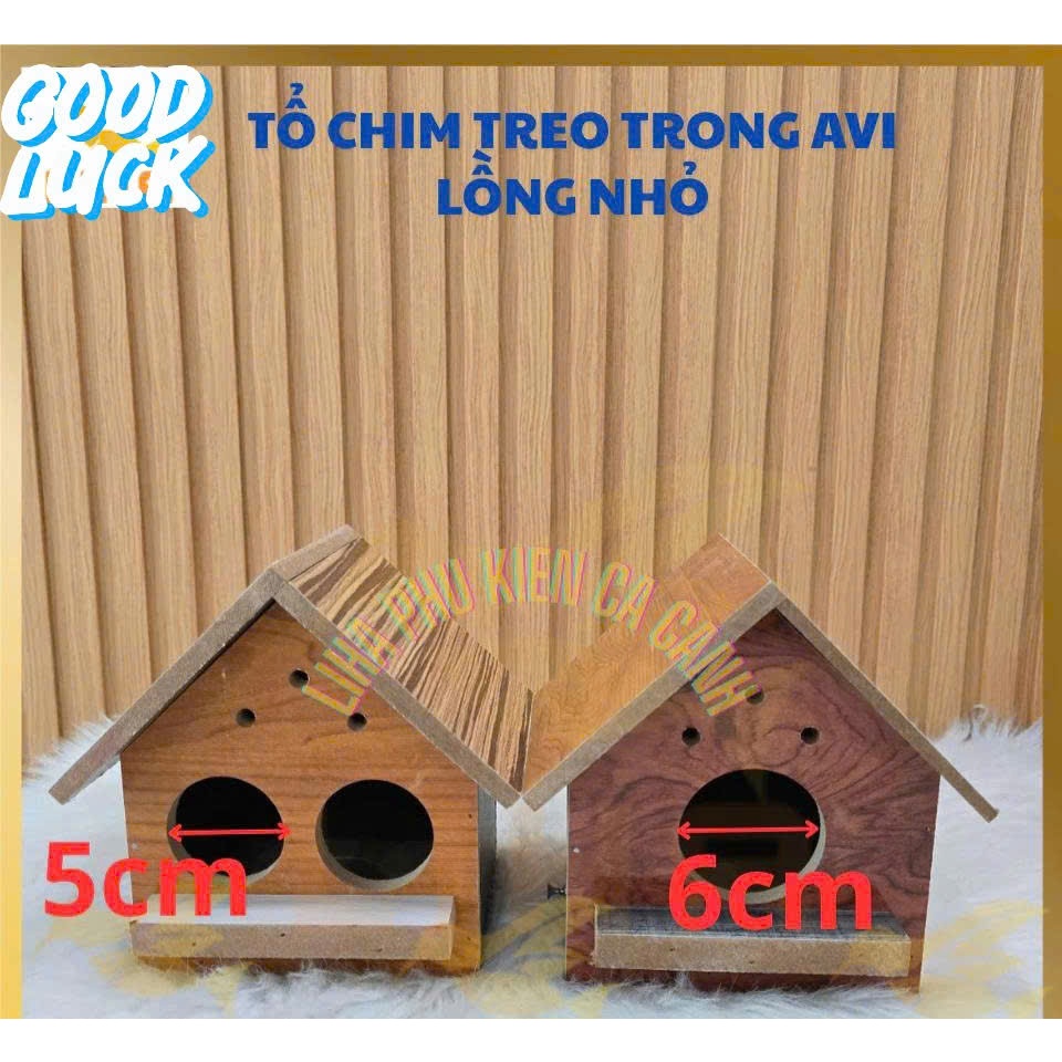Tổ Chim Yến Phụng, Sắc Nhật, Bạc Má - Tổ Treo Trong Lồng Avi, Lồng Nhỏ (2 Loại)