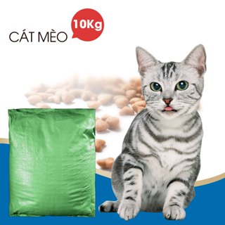  Cát cho mèo đi vệ sinh bao 10kg thành phần từ đất sét có hỏa tốc 
