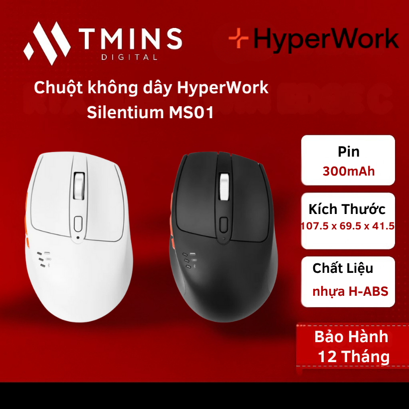 Chuột không dây HyperWork Silentium MS01
