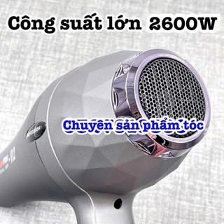 ✅Barber Plus Máy sấy tóc V12 2600W cao cấp 3m3 và 2 đầu sấy tạo kiểu cho mái tóc bóng mượt và không bị xoăn rối
