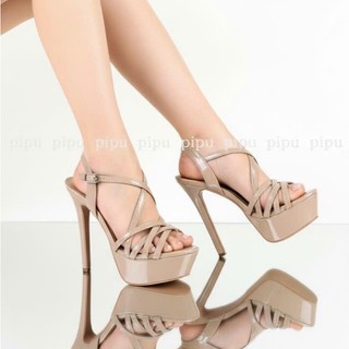  giày cao gót hoa hậu 13cm,sandals cao gót đế đúp thời trang,sự kiện,catwalk,pipu 028 gót nhọn 13cm 