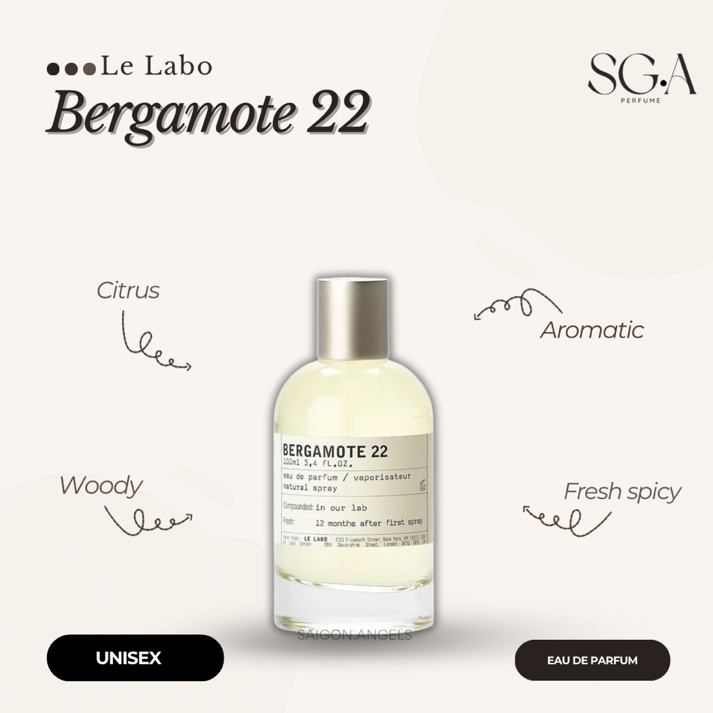 5/10ml • Bergamote 22 • Le Labo | Nước hoa Unisex