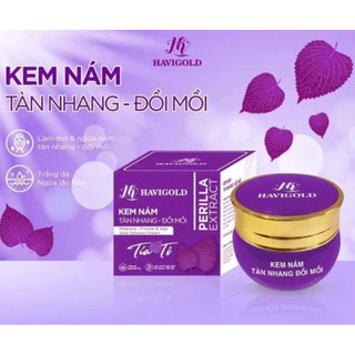 Kem Nám Havigold Tía Tô 10 gram - Giúp Mờ Nám, Tàn Nhang, Đồi Mồi, Trẻ Hóa Và Dưỡng Trắng Da