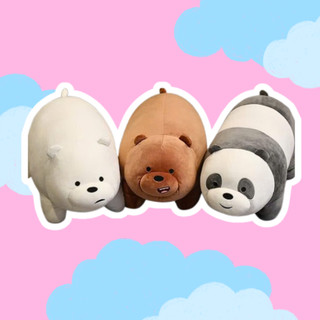  Gấu Bông 3 Chú Gấu We Bare Bears Dễ Thương Mềm Mịn 35Cm SUNNY 