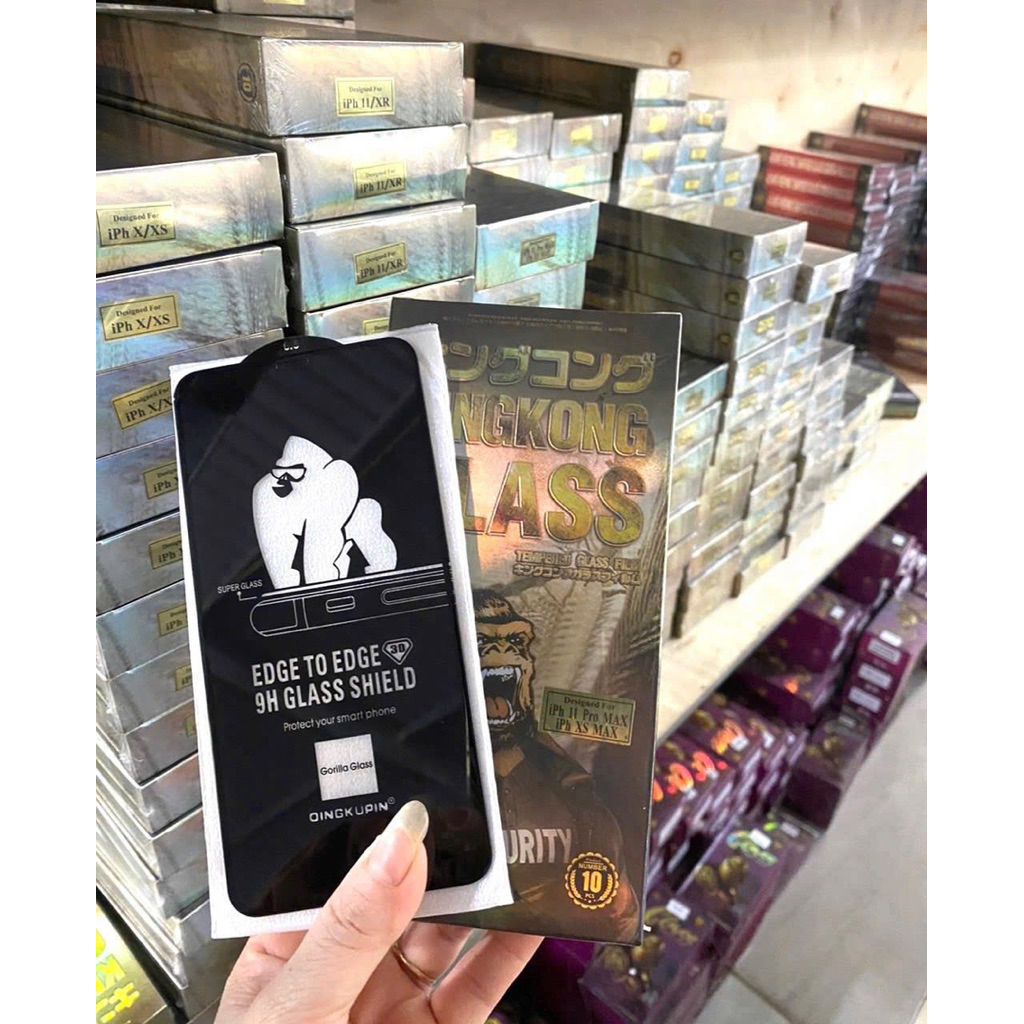 cường lực kinhkong tĩnh điện full màn dành cho x/xsm/11/11pro/11prm/12/12prm/13/13prm/14/15/16/14prm
