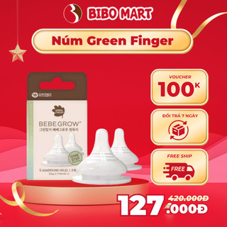  Núm ti Green Finger Hàn Quốc chính hãng đủ size S M L LL   Lắp vừa bình Moy Tovi,...  