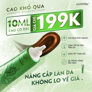 Cao Mụn Hồng Khổ Qua soHERBs