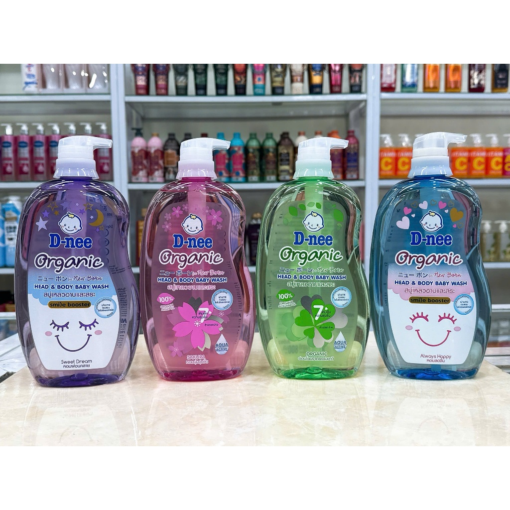 Sữa Tắm Gội Cho Bé DNEE 800ml Thái Lan Chính Hãng Công Ty
