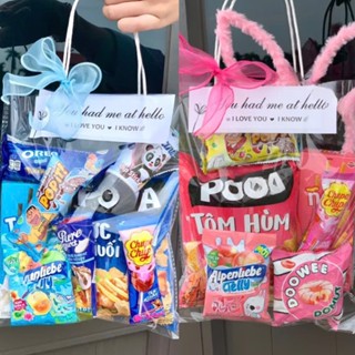 Túi Bánh Kẹo Mix Sẵn Theo Tone Màu Xinh Ngon Tặng Quà, Sinh Nhật Người Yêu, Các Bé Siêu Dễ Thương 8/3, Valinetine, 1/6