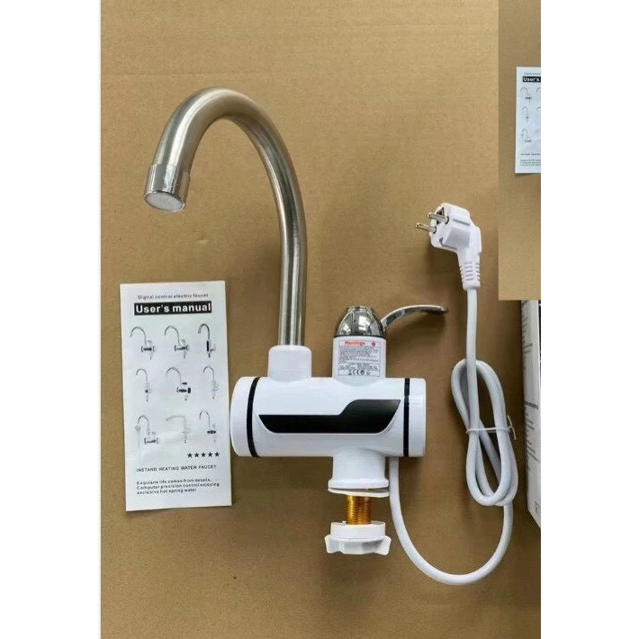 Máy Làm Nóng Nước Trực Tiếp Kèm Đầu CB Chống Giật, An Toàn tuyệt đối nms