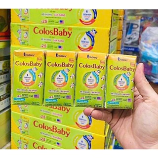 Sữa bột pha sẵn Colosbaby gold cải tiến vị thanh nhạt mới 110ml (thùng × 48hộp) Date 6/2026 ko thẻ
