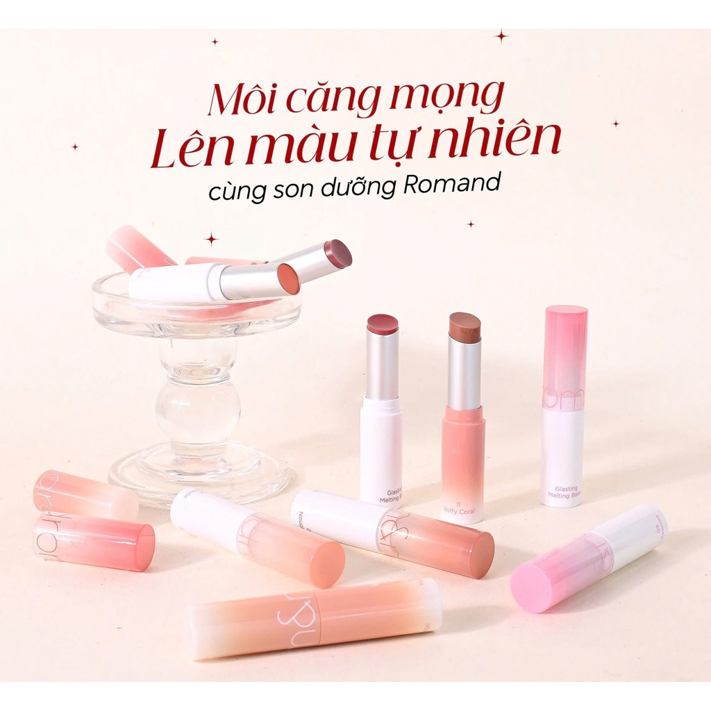 [AUTH 100%][10-15] SON ROMAND GLASTING MELTING BALM MẪU MỚI