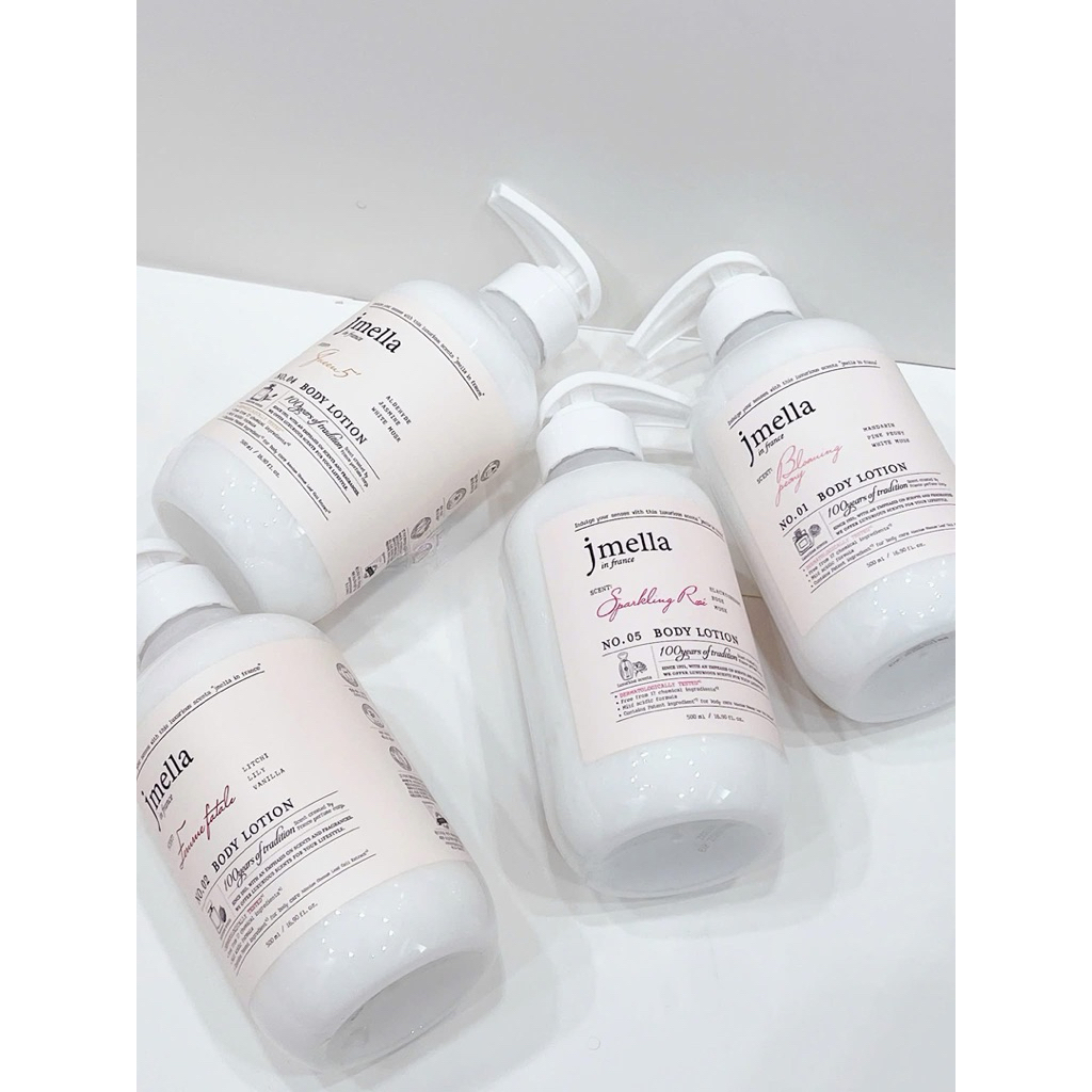 [CHÍNH HÃNG 100%] SỮA DƯỠNG THỂ HƯƠNG THƠM NƯỚC HOA JMELLA 500ML