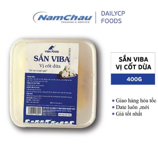 Sắn hấp vị cốt dừa Viba Food (400gr/hộp) [HN giao hỏa tốc]