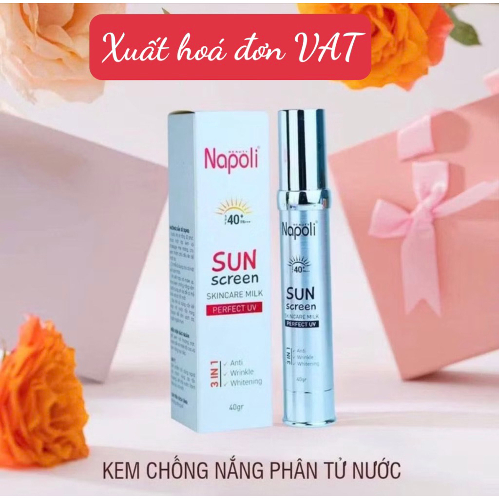 [Hàng cty] Kem Chống Nắng Hải Âu Việt - KCN Phân Tử Nước Napoli
