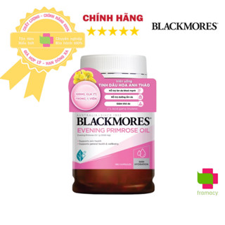 Tinh dầu Hoa anh thảo Blackmores Evening Primrose Oil, Úc (190 viên) giúp làm đẹp da tóc, cân bằng nội tiết, giảm mụn
