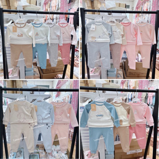  Bộ dài tay nỉ nhung MOON mềm mịn cho bé  6-9M đến 2-3Y  