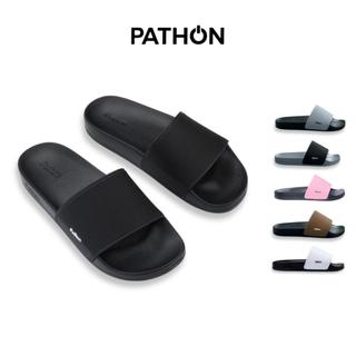  SD23 Dép nam nữ quai ngang slipper Pathon quai PVC: ĐEN  NÂU  XÁM  TRẮNG  HỒNG SD23 ĐẾ IP 