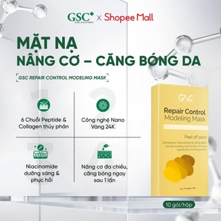 Mặt Nạ Dưỡng Ẩm, Nâng Cơ, Căng Bóng Da Mặt Hàn Quốc Dạng Gel Gsc Repair Control Modeling Mask 7ml X 10 Gói/hộp - EC088A