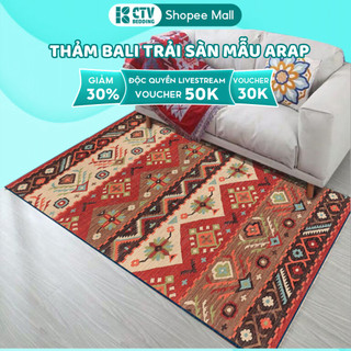   Tặng thảm lót ly Thảm Trải Sàn Bali  CTV Bedding & decor Store Hoạ Tiết Thổ Cẩm  Vintage Sợi Nỉ Cao Cấp Đế Cao Su 