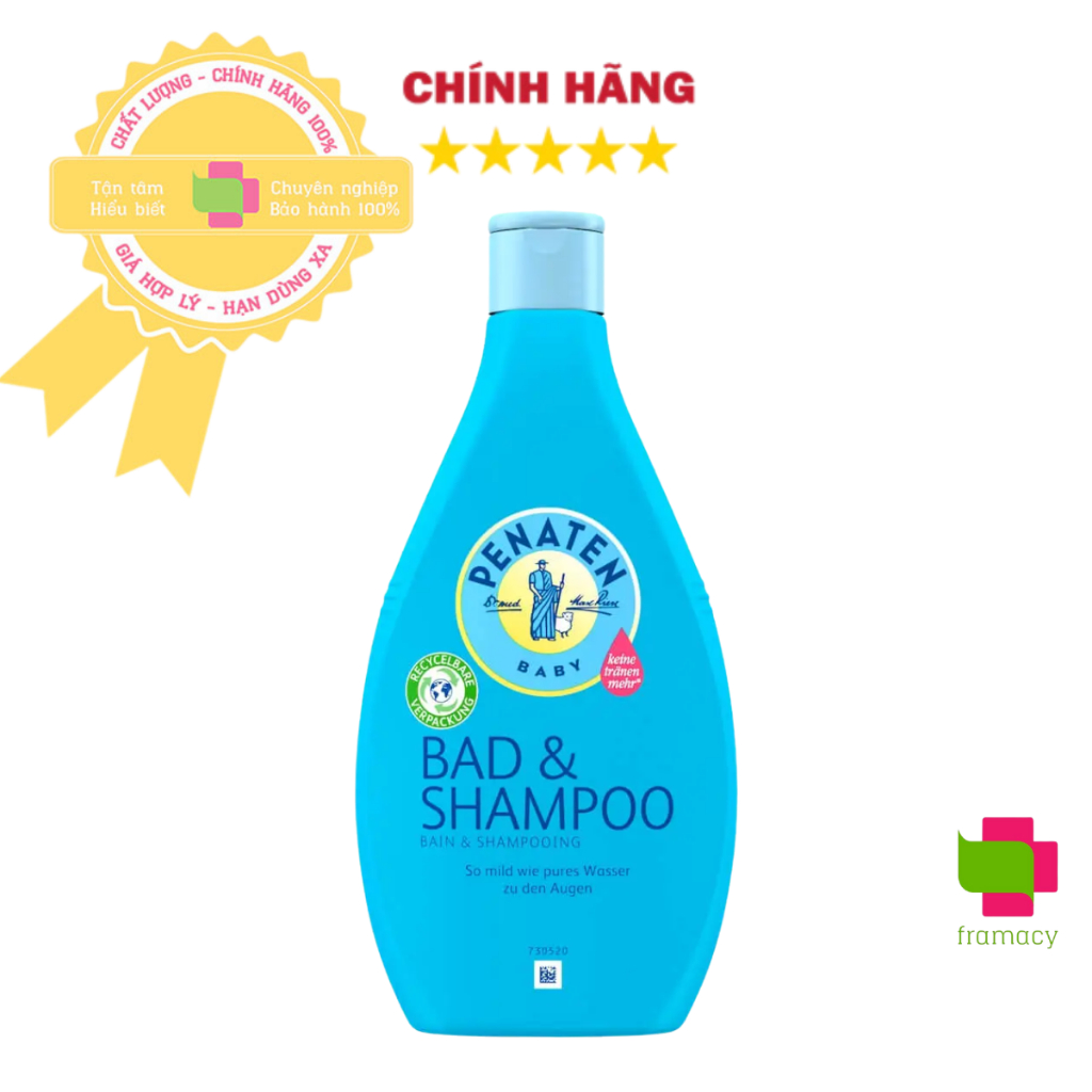 Penaten Bad & Shampoo Sữa tắm gội chống cảm cho bé Đức (400ml)