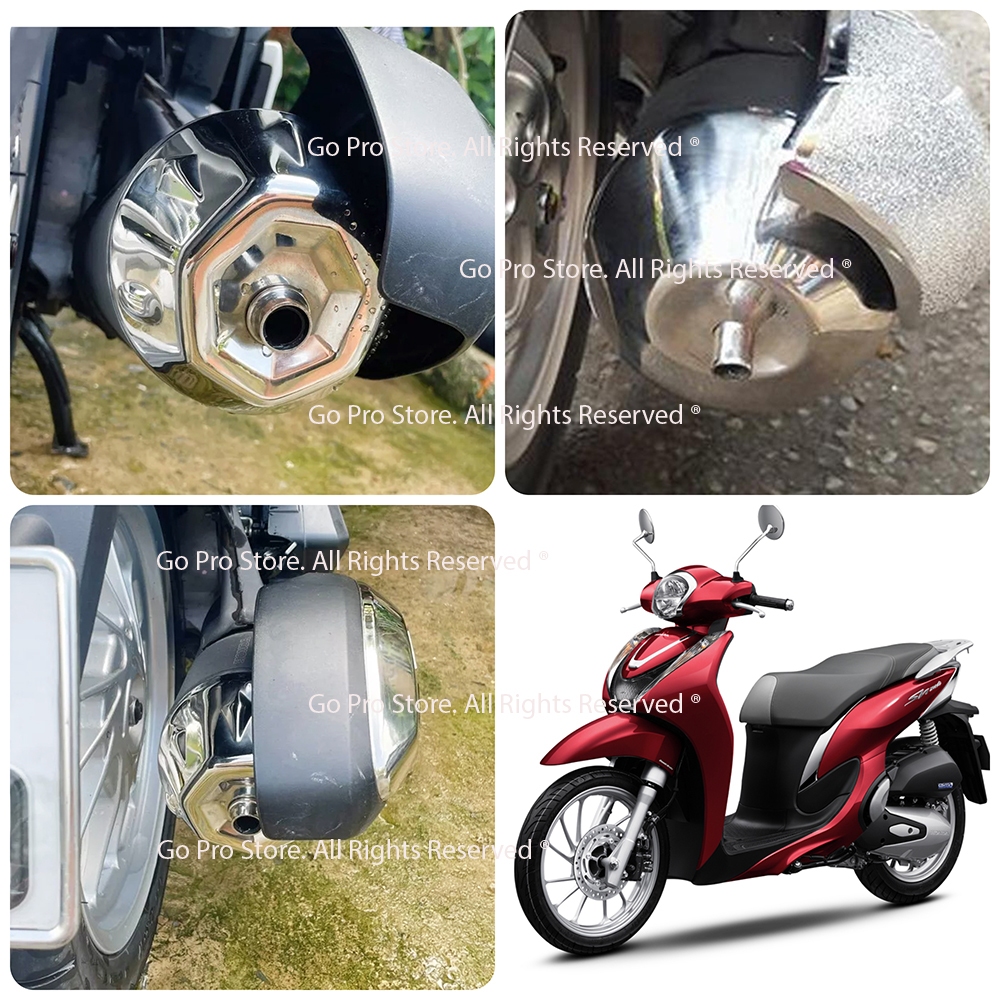 Chụp Đích Pô SH MODE 2015 - 2025 Inox 201 VT28