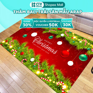   Tặng thảm lót ly Thảm Bali  CTV Bedding & decor Store Trải Sàn Giáng Sinh Trang Trí Noel 2025 Đế Cao Su Chống Trơn Trư 