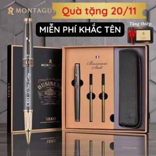  Bút ký thương hiệu Pháp Montagut Miễn Phí Khắc Tên cao cấp 801 phiên bản Business Luxury B221 