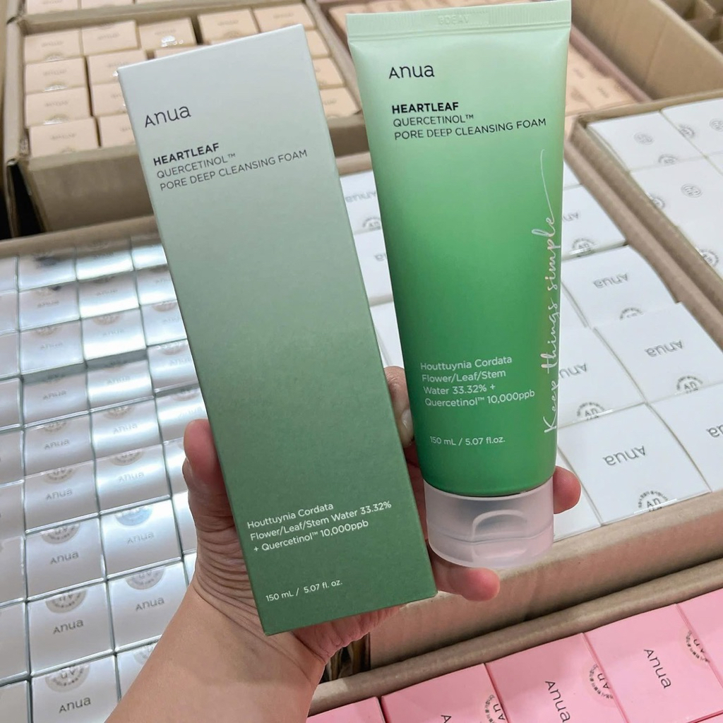 [CHÍNH HÃNG 100%] SỮA RỬA MẶT ANUA HEARTLEAF FOAM MẪU MỚI 2023