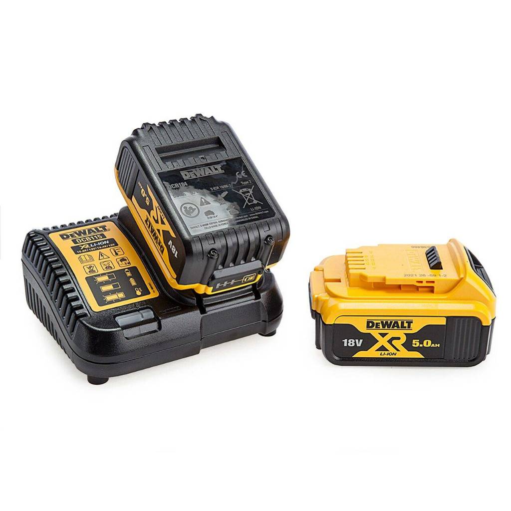 Pin Sạc li-ion Dewalt 18V 20V 5AH DCB184 4AH DCB182 2AH DCB183 - SẠC DCB115- CHÍNH HÃNG BH 12 THÁNG